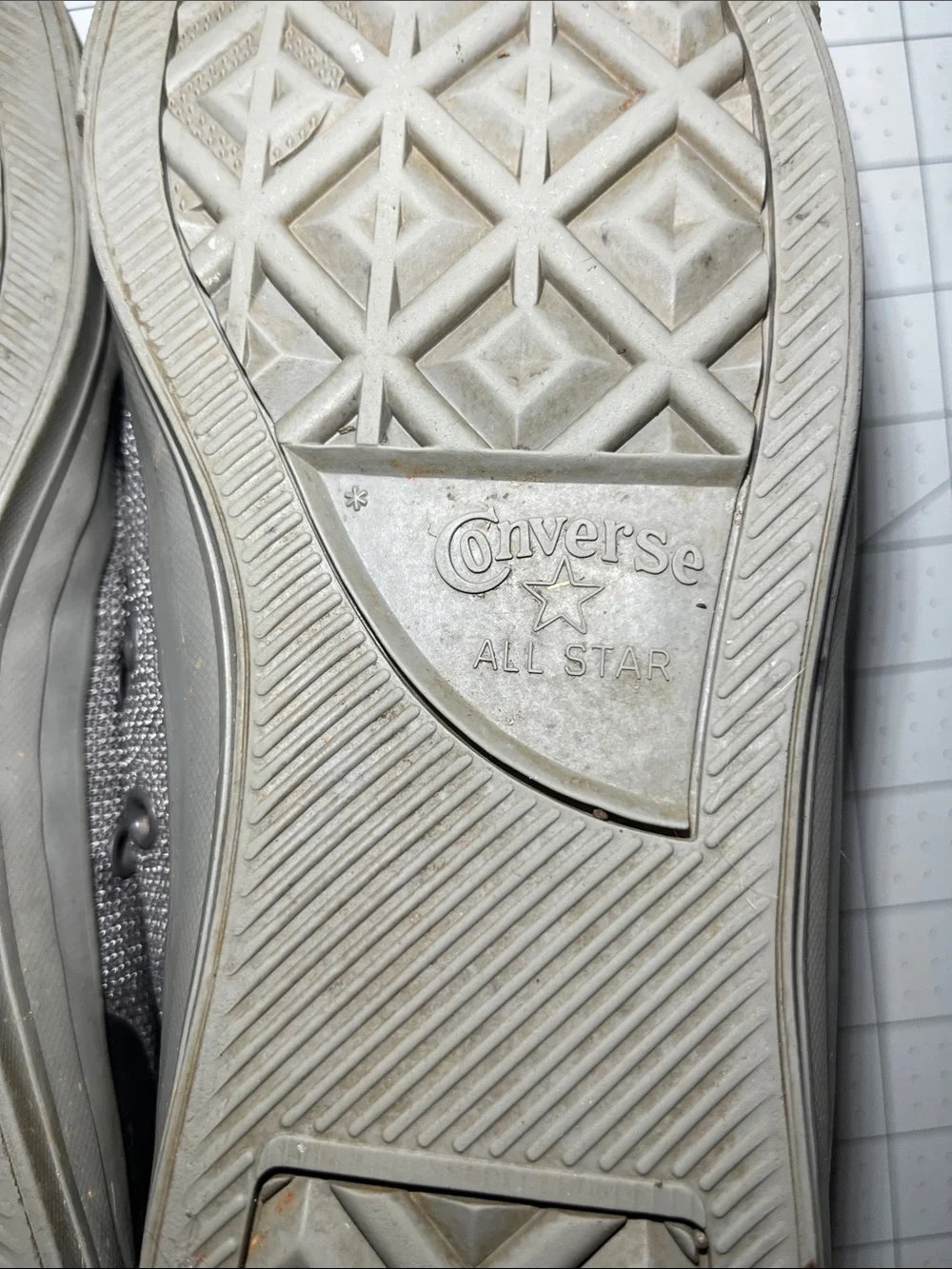 Converse Gray High-Top Canvas Sneakers